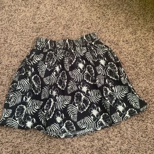 Black and white skirt
